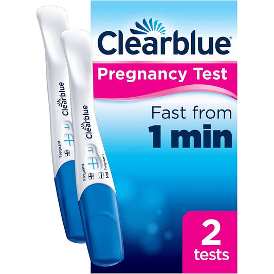 Pregnancy Test - Clearblue Rapid Detection, Result as Fast as 1 Minute, 2 Count (Pack of 2 Tests) Clear Store