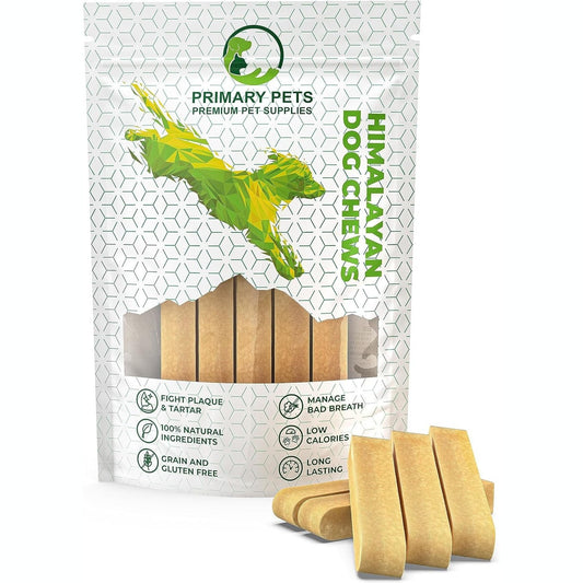 . Himalayan Yak Chews for Dogs, Natural Dog Treats, Dental Sticks Dogs, 100% Natural Cheese Bone Treats, Senior, Adult Dog, or Puppy Treats, Size Small, Pack of 5