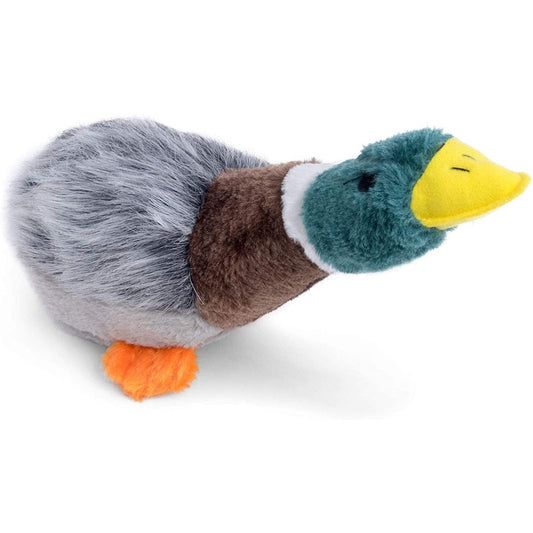 Honking and Squeaky Duck Plush Dog Toy