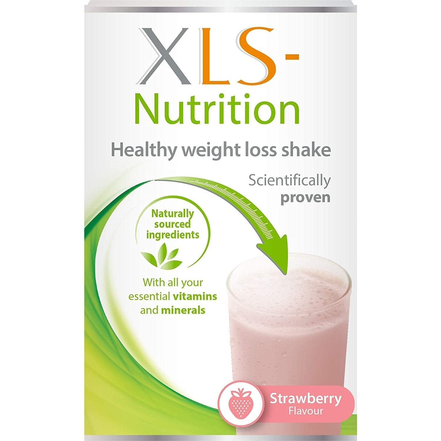 Meal Replacement Shake Weight Control XLS Nutrition Diet Supplement 400G Strawberry Flavour