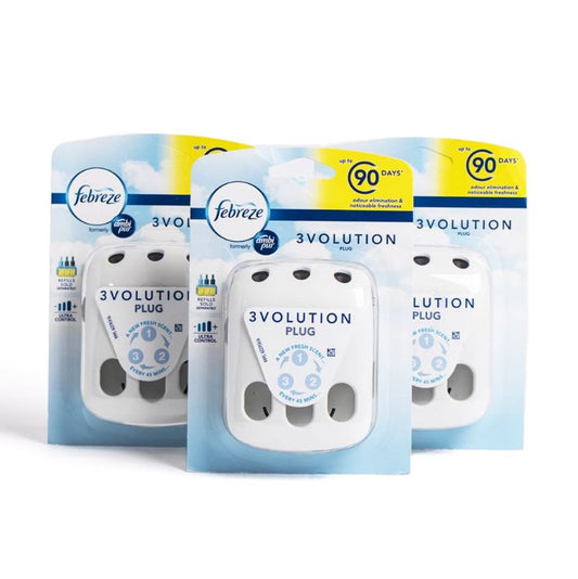 Febreze 3Volution Air Freshener Plug-In Diffuser (3 Pack) Clear Store