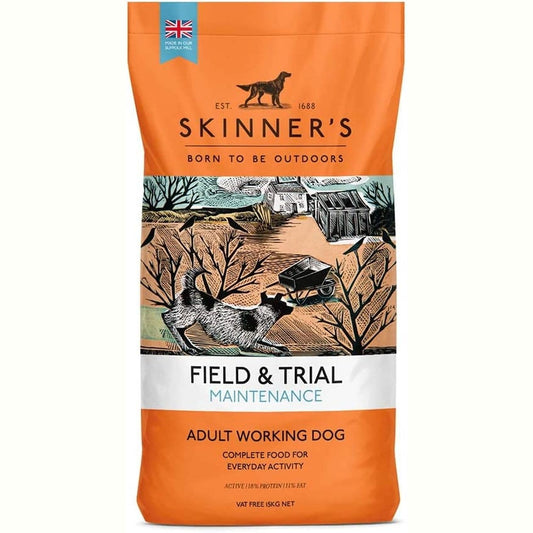Skinner’S Field & Trial Maintenance – Complete Dry Adult Dog Food, for Overweight or Less Active Dogs, 15Kg