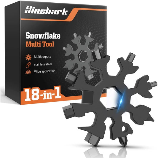 Gifts for Men, Stocking Fillers for Men/Women, 18-In-1 Snowflake Multi Tool Mens Gifts for Dad Gifts for Men Who Have Everything, Birthday Gifts for Him Gadgets for Men, Mens Gifts for Christmas
