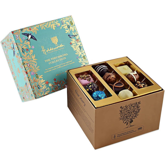 Classics - the Theobroma Collection, an Impressive Assortment of Handmade Truffles Creams, Pralines and Caramels All Coasted with Milk, Dark or White Chocolate 400G