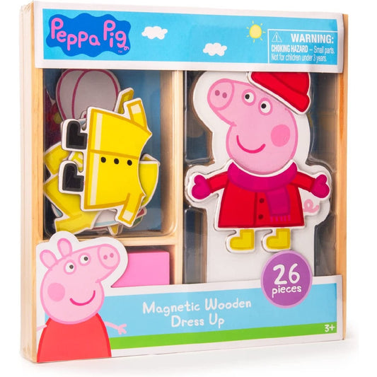 Peppa Pig Magnetic Wooden Dress-Up Set Clear Store
