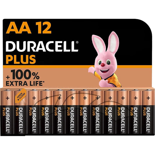 plus AA Alkaline Batteries Pack of 12 Clear Store