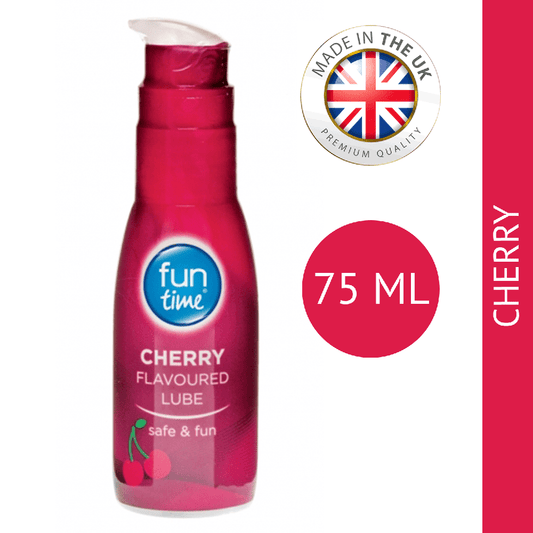 Fun Time Lube Intimate Lubrication Water Based 75ml Flavoured Strawberry Clear Store