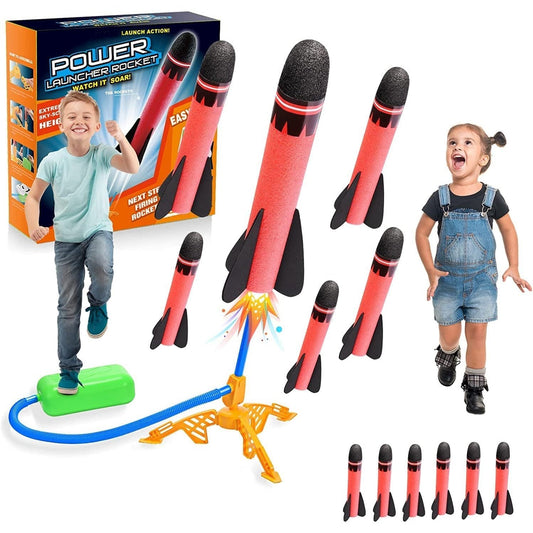 Boy Toys for 3-12 Years Old Boys, Kids Toys Garden Toys Boys Girls Gifts Age 3-9 Year Old Boys Toys Age 3-9 Outdoor Birthday Gifts for Kids Stomp Toy Rockets Garden Games Gifts for Kids