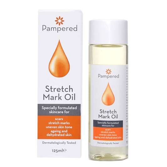 Pampered: Stretch Mark Oil 125ml Clear Store
