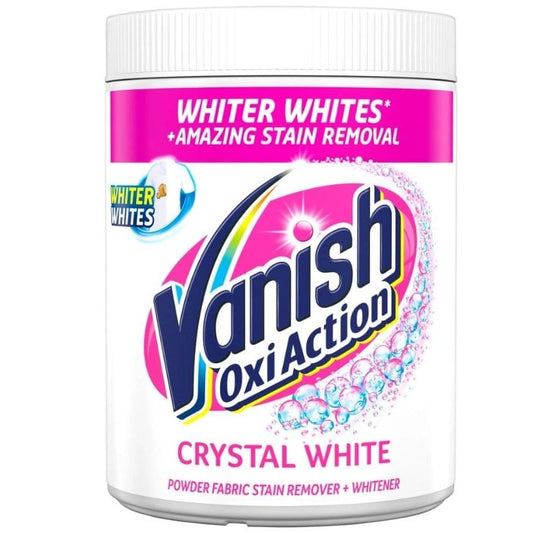 Vanish Oxi Action Crystal White Powder Fabric Stain Remover 1kg Clear Store