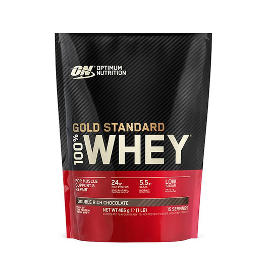 Optimum Nutrition Gold Standard 100% Whey Protein 465g - Double Rich Chocolate Clear Store