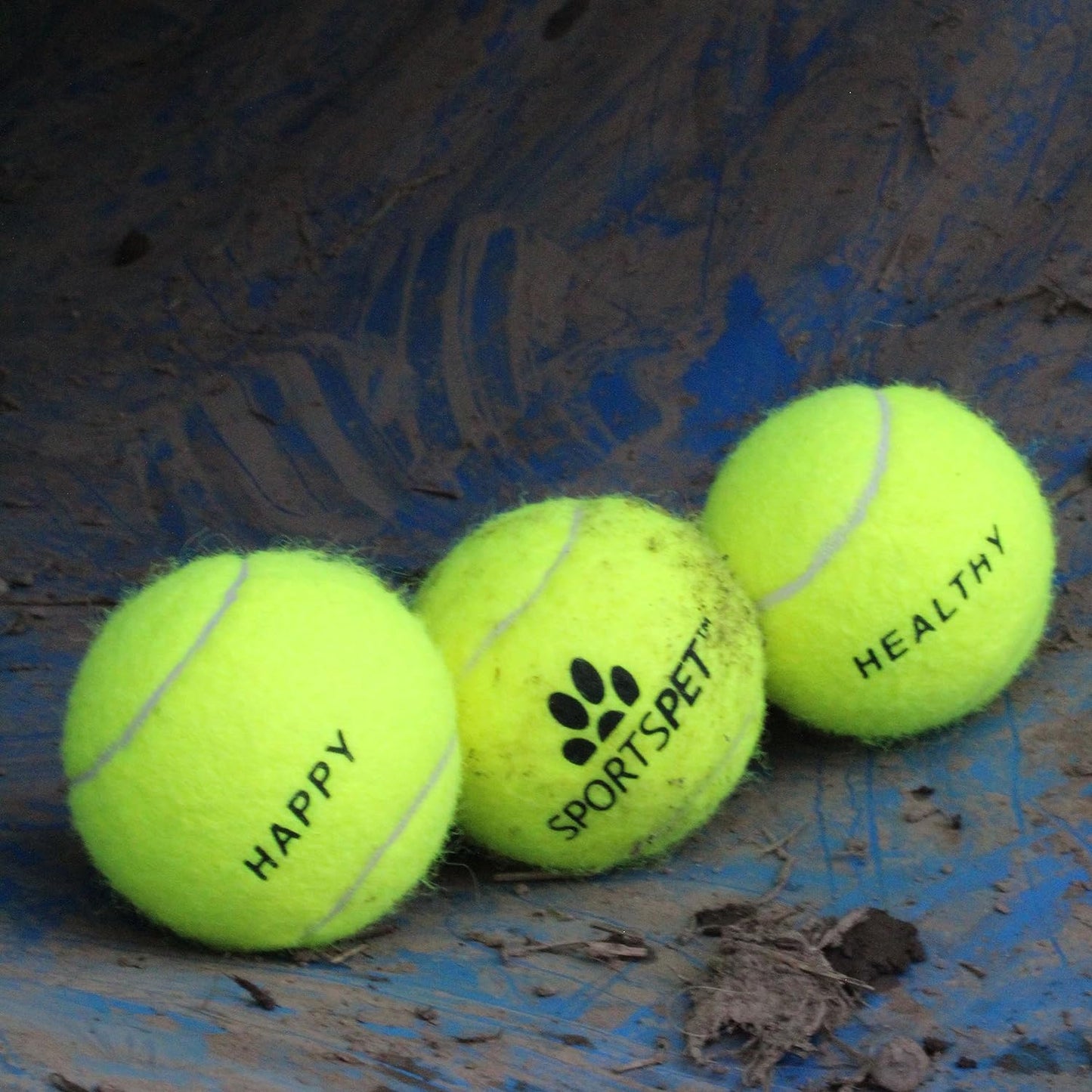 Tennis Balls for Dogs - Extra Bouncy - Non Toxic - Durable - Long Lasting - Floats (Tennis Balls Standard (12 Pack)) (63.6Mm)