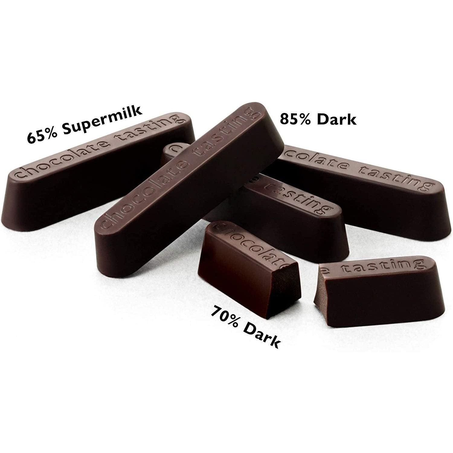 Dark Chocolate Baton Library – 45 Chocolates, Chocolate Box, 365G