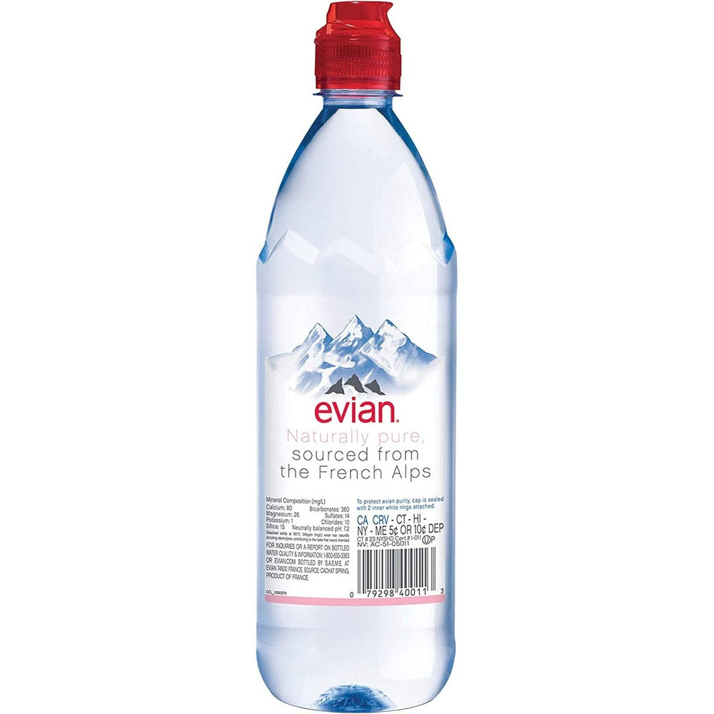 Natural Mineral Water Sports Cap 75Cl (PACK of 12) Clear Store