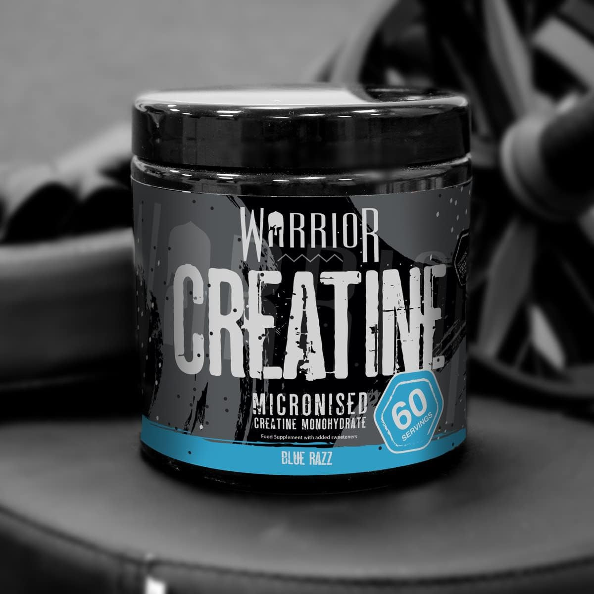 , Creatine Monohydrate Powder - 300G - Micronised for Easy Mixing - for Recovery & Performance, Blue Raspberry