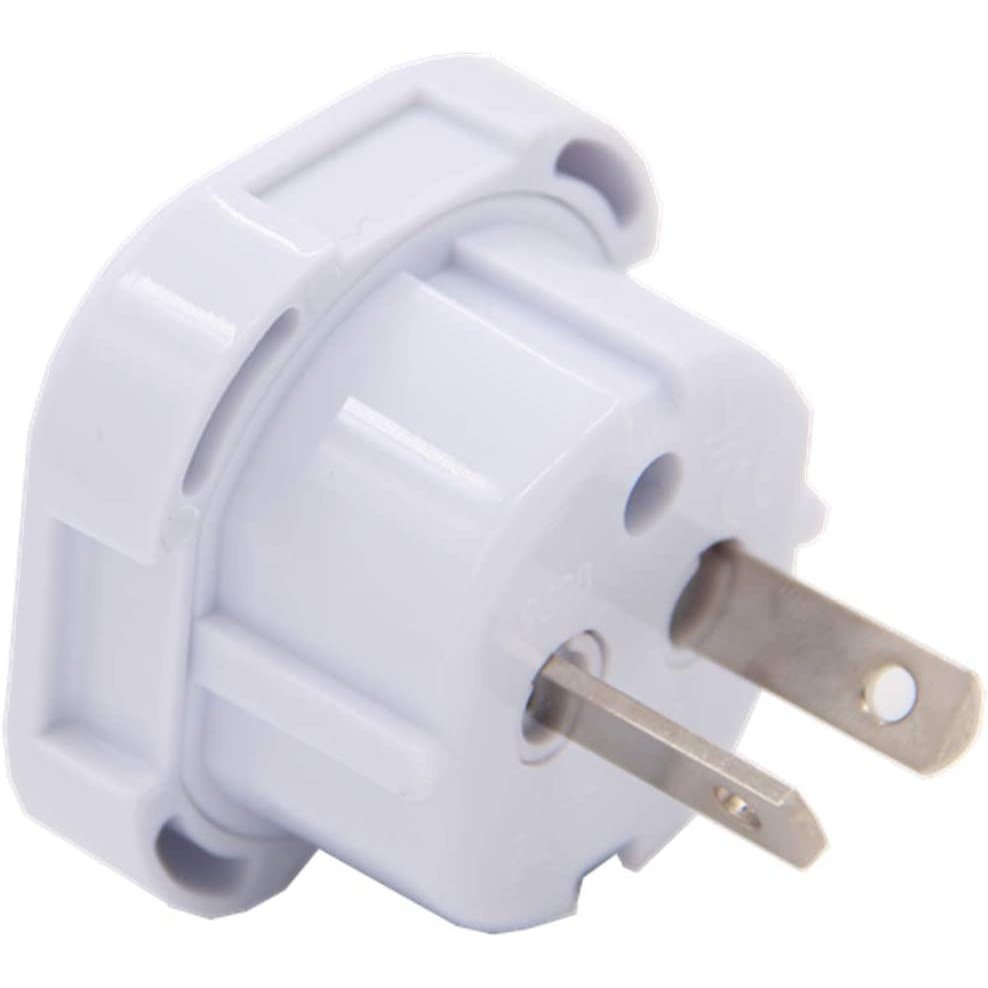 Travel Adapter INIBUD UK to USA America AU Australia New Zealand Travel Adapter Pack of 5, White Clear Store