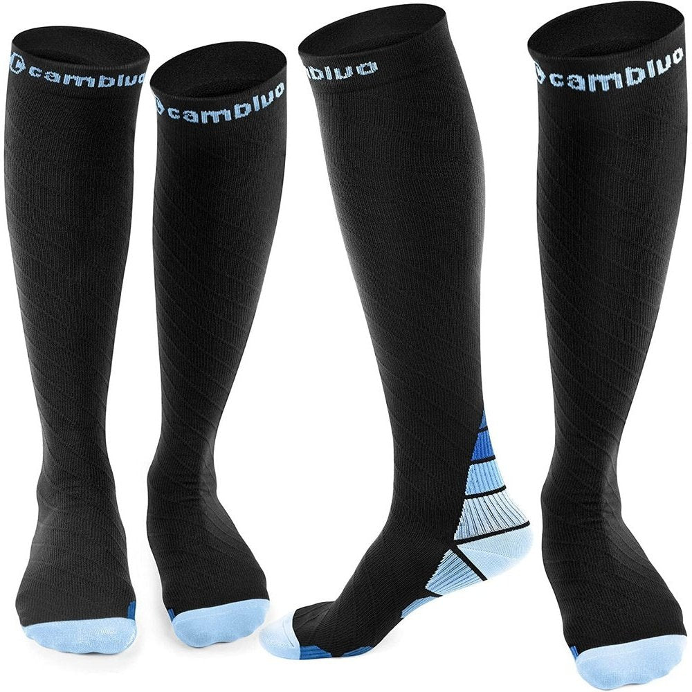 Compression Socks for Women & Men 2 Pairs, Flight Socks Clear Store