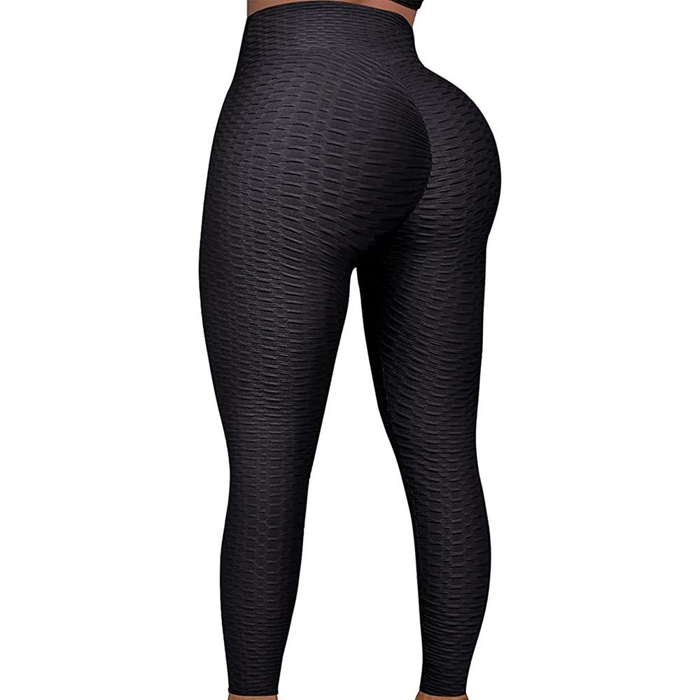 Women Butt Scrunch Push up Leggings High Waist Stretch Gym Compression Leggings Clear Store