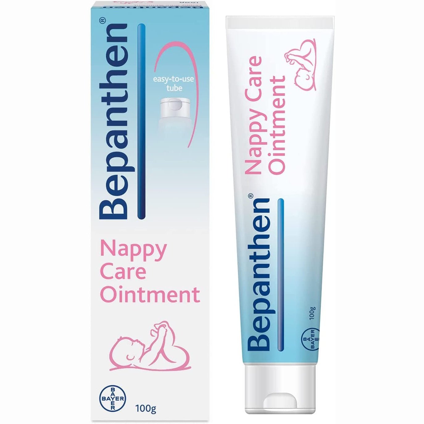 Nappy Care Ointment 100g, Nappy Cream, Helps to Protect from Nappy Rash Clear Store