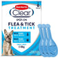 Flea Treatment Spot on for Small Dogs 2-10Kg, 24 Week Pet Protection 3 Pipettes Clear Store