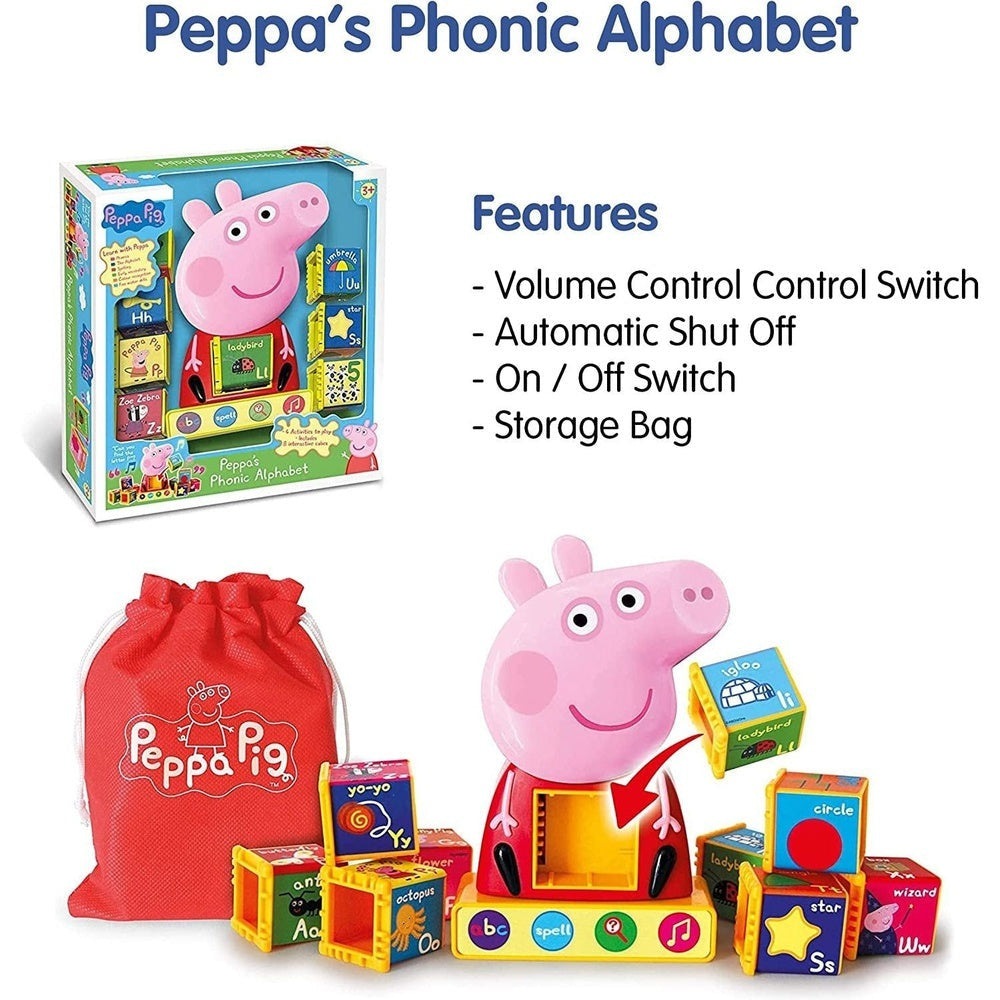 Peppa Pig Alphabet Toy for Kids,Interactive Learning & Child Development Toy Clear Store