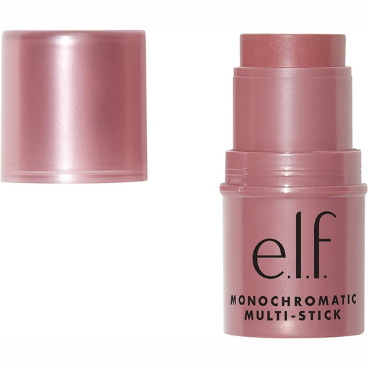 E.L.F, Monochromatic Multi-Stick Blush, Easy to Use on the Go, Blends Effortlessly, Sparkling Rosé 4.4G Clear Store