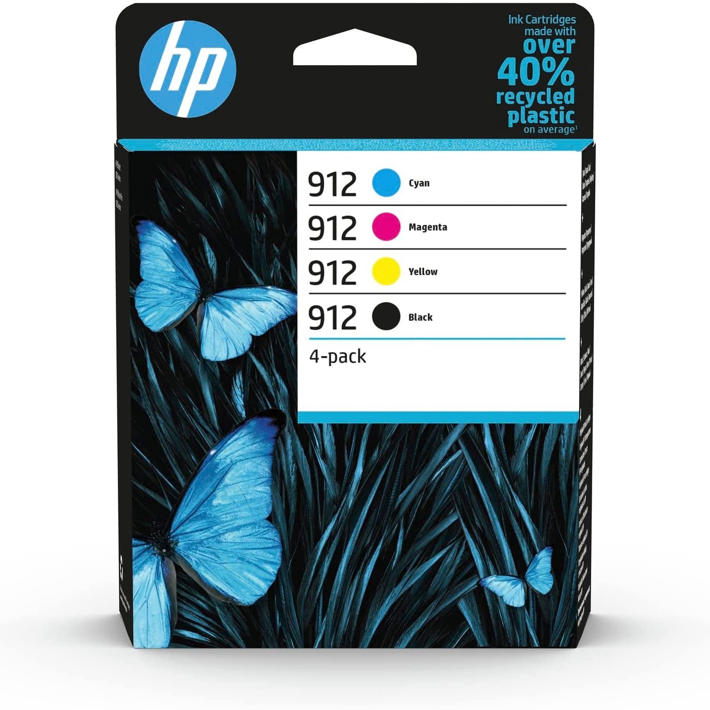 Original Ink Cartridges, HP 6ZC74AE 912, Black/Cyan/Magenta/Yellow, Multipack Clear Store