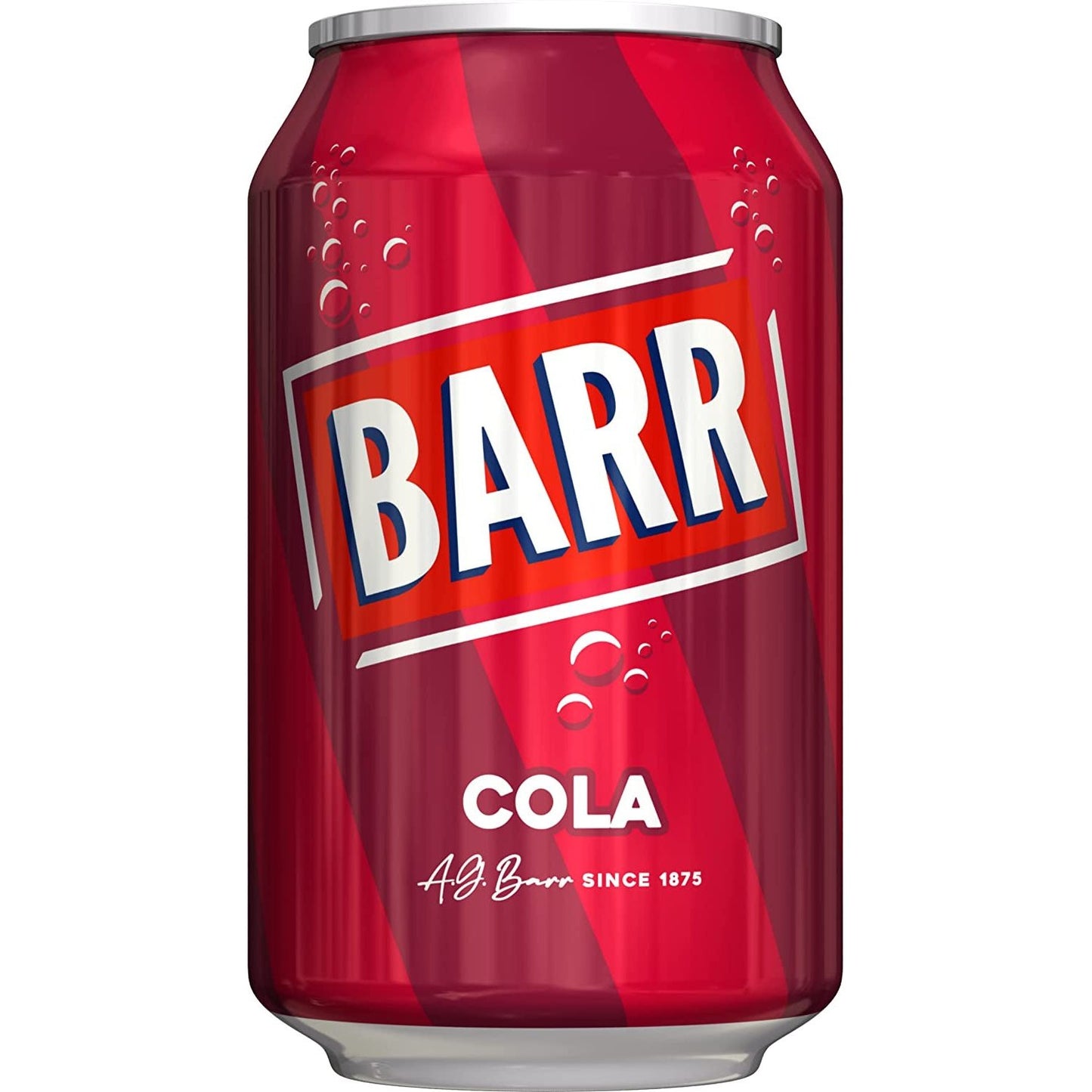 BARR since 1875, Classic Cola, 24 Pack Fizzy Drink Cans, Low Sugar, 24 X 330 Ml Clear Store