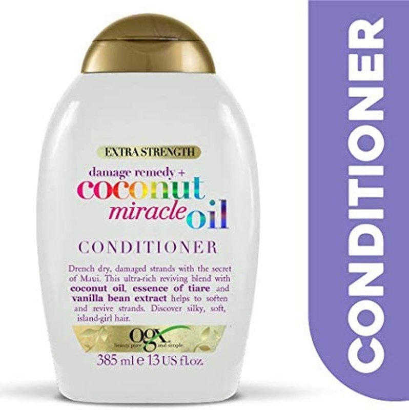 Coconut Miracle Oil Conditioner for Damaged Hair, 385Ml Clear Store