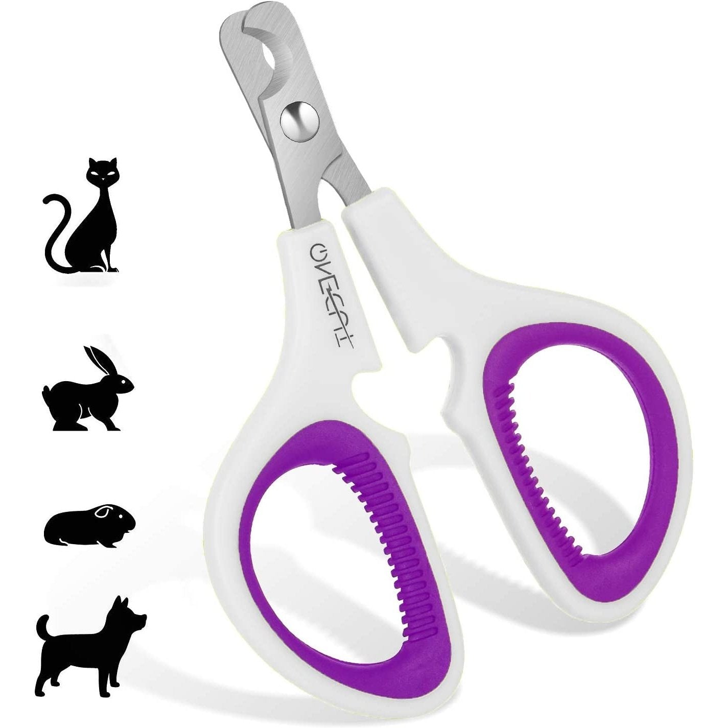 Pet Nail Clippers,Professional Pet Nail Clippers for Cats & Dogs (Purple) Clear Store