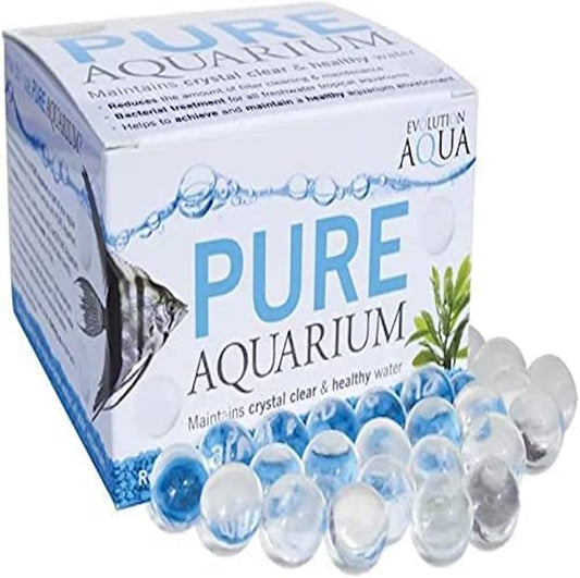 Pure Aquarium Fish Food for a Crystal Clear Healthy Aquarium (50 Balls) Clear Store