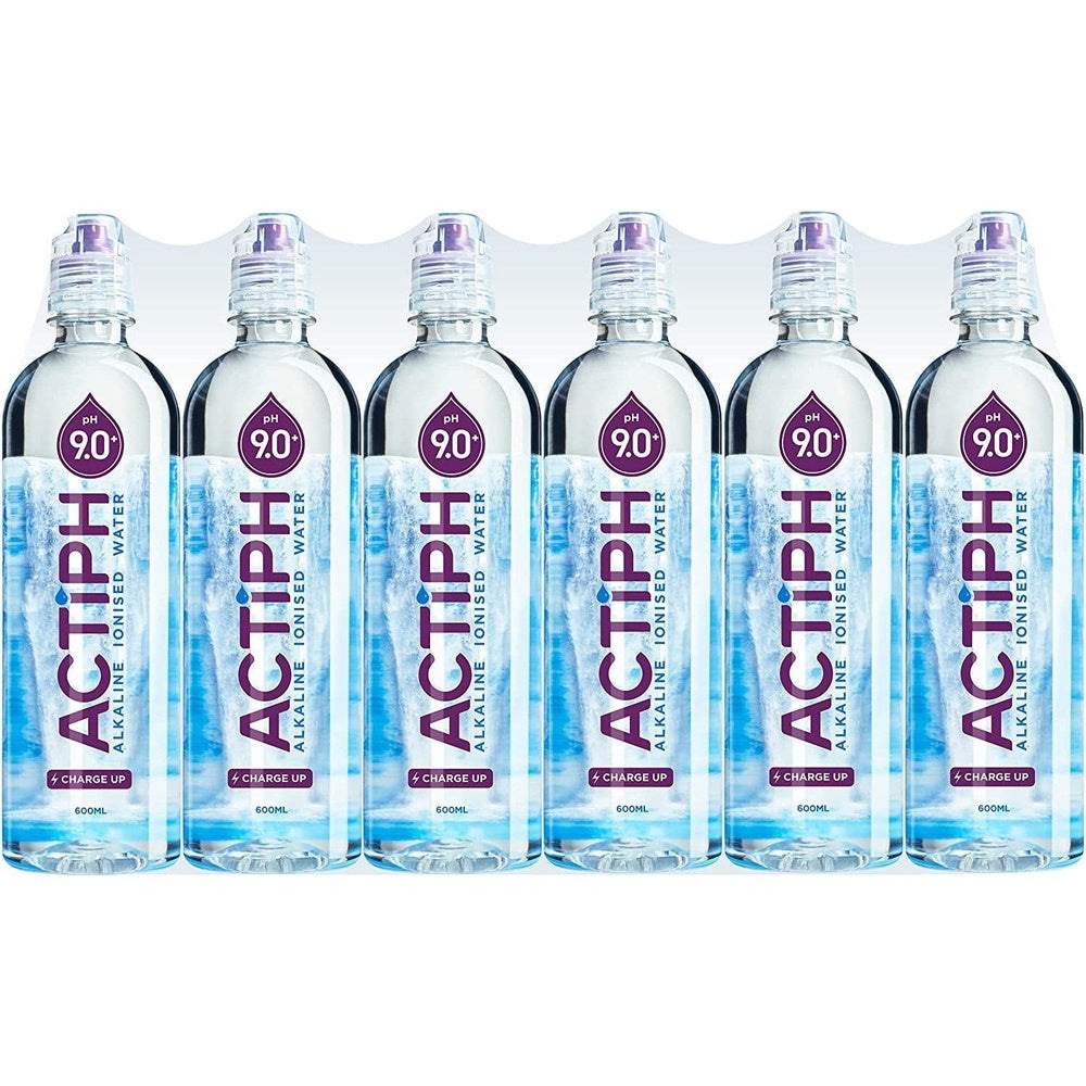 Alkaline Ionised Spring Water Ph9+ 24 x 600ml Clear Store