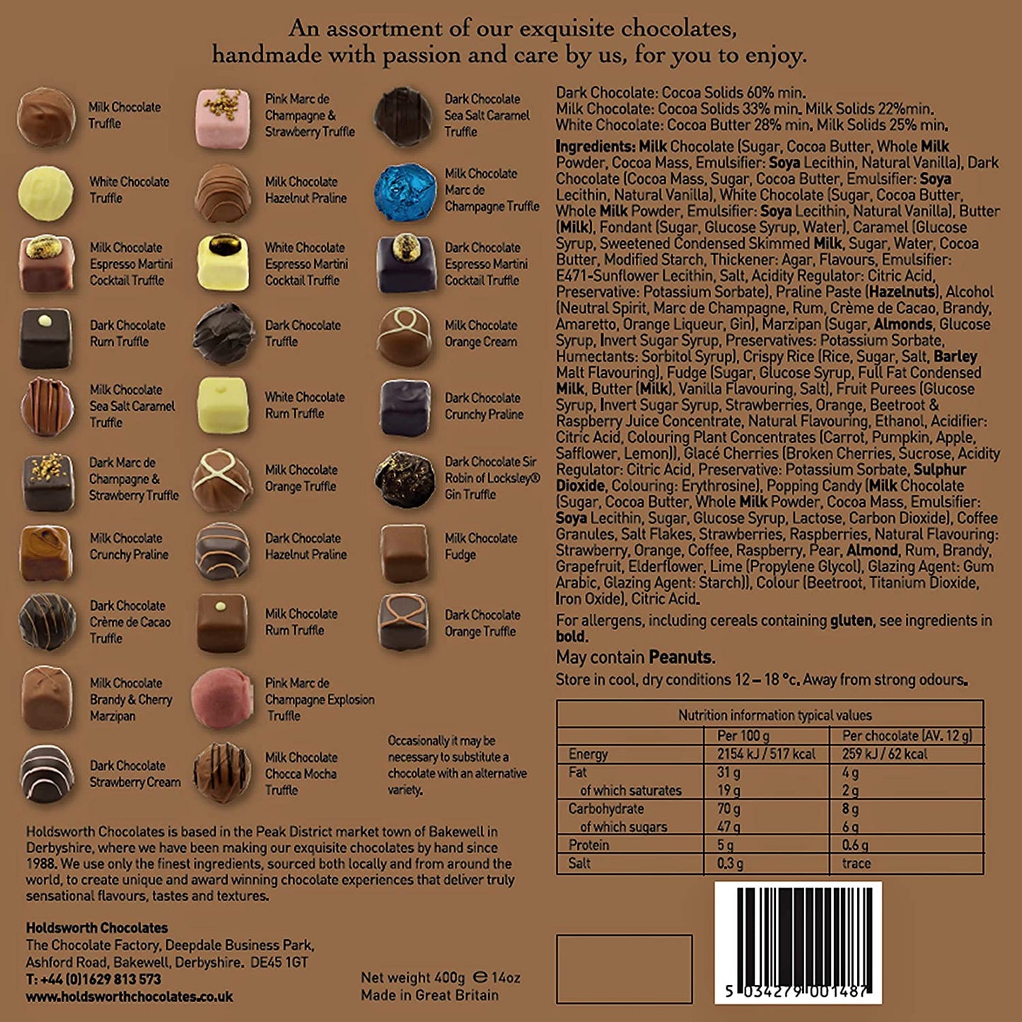 Classics - the Theobroma Collection, an Impressive Assortment of Handmade Truffles Creams, Pralines and Caramels All Coasted with Milk, Dark or White Chocolate 400G