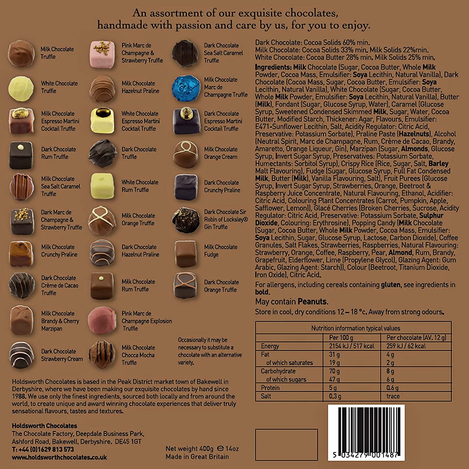 Classics - the Theobroma Collection, an Impressive Assortment of Handmade Truffles Creams, Pralines and Caramels All Coasted with Milk, Dark or White Chocolate 400G