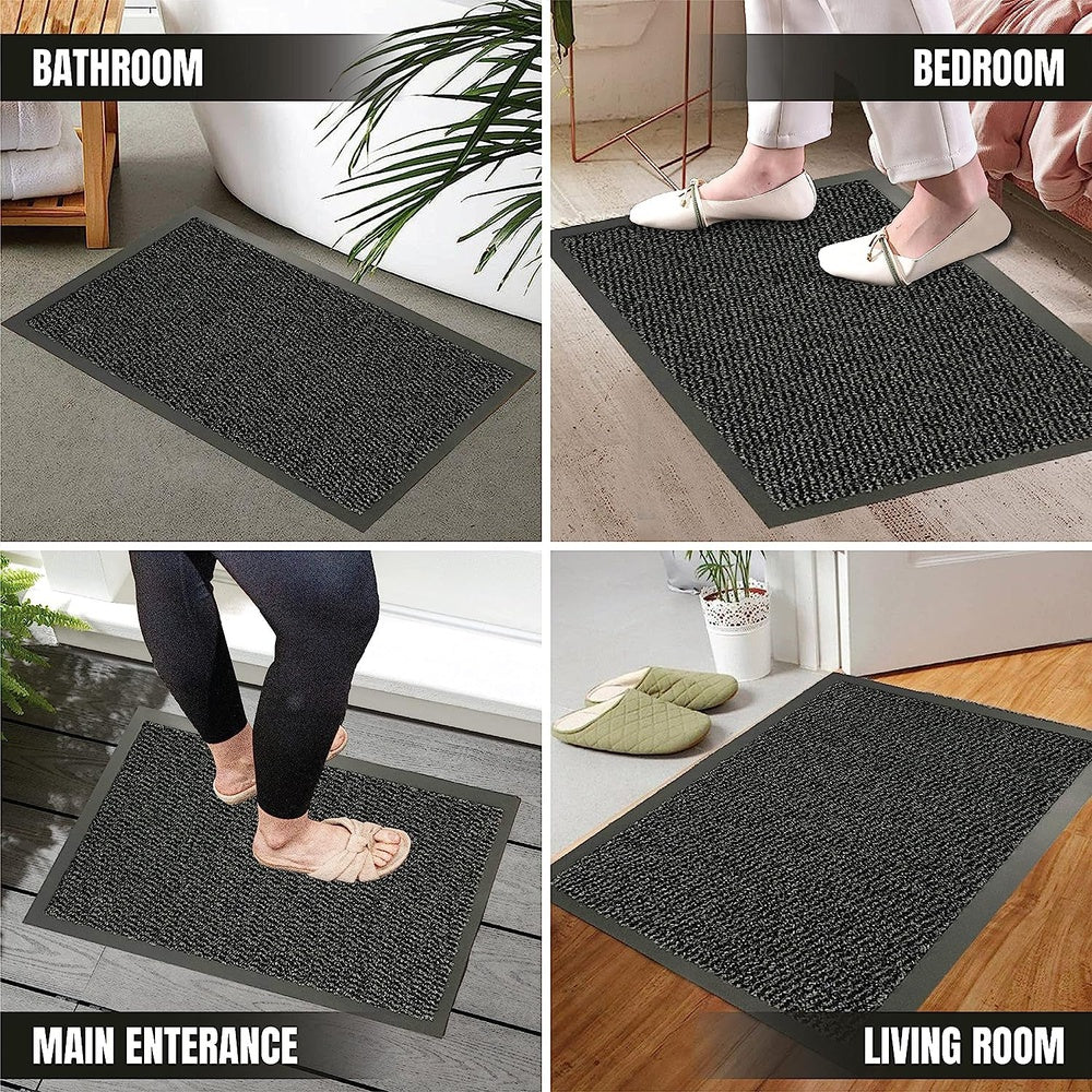 Washable Door Mats Indoor & Outdoor - Non-Slippery Heavy Duty Doormats Indoor Clear Store