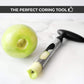 Zulay Premium Apple Corer, Easy to Use Durable Apple Corer Remover for Pears - Black Clear Store