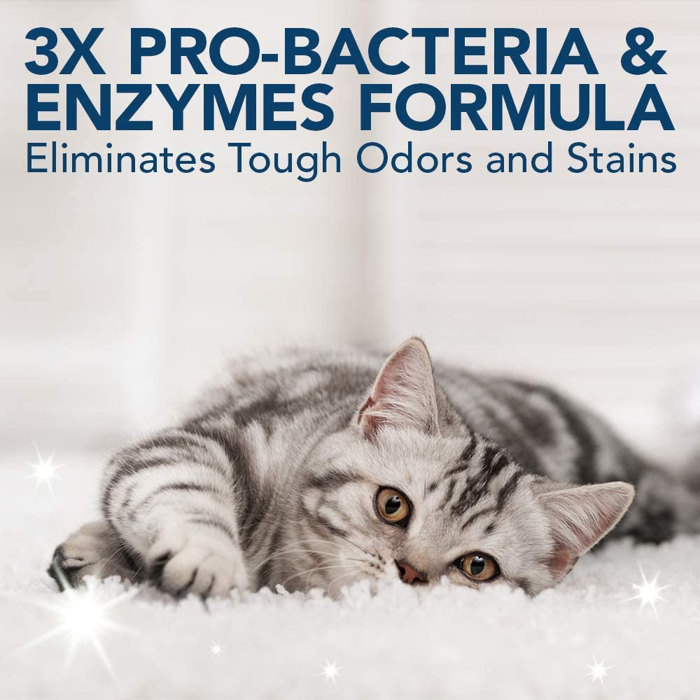 Extreme Cat Stain and Odour Remover | Enzymatic Cleaner with 3X Pro-Bacteria Cleaning Power - 500Ml Clear Store