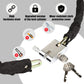 Bike Lock Heavy Duty, 3 Keys Anti-Theft High Security Chain Lock, Weatherproof Lock Padlock Clear Store