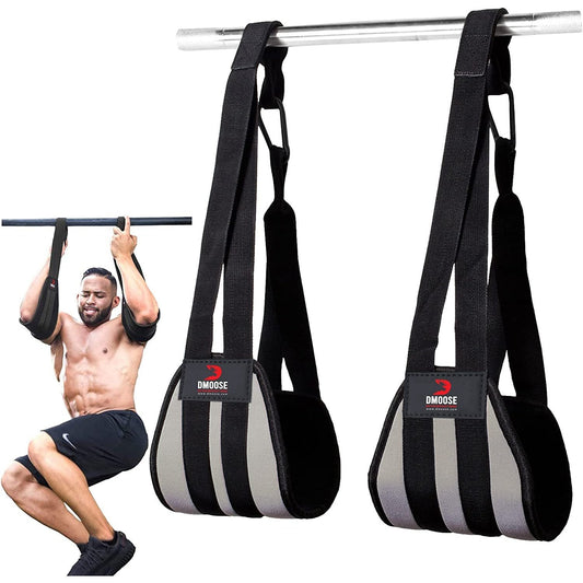 Fitness Hanging Ab Straps for Abdominal Muscle Building and Core Strength Training, Arm Support for Ab Workouts Clear Store