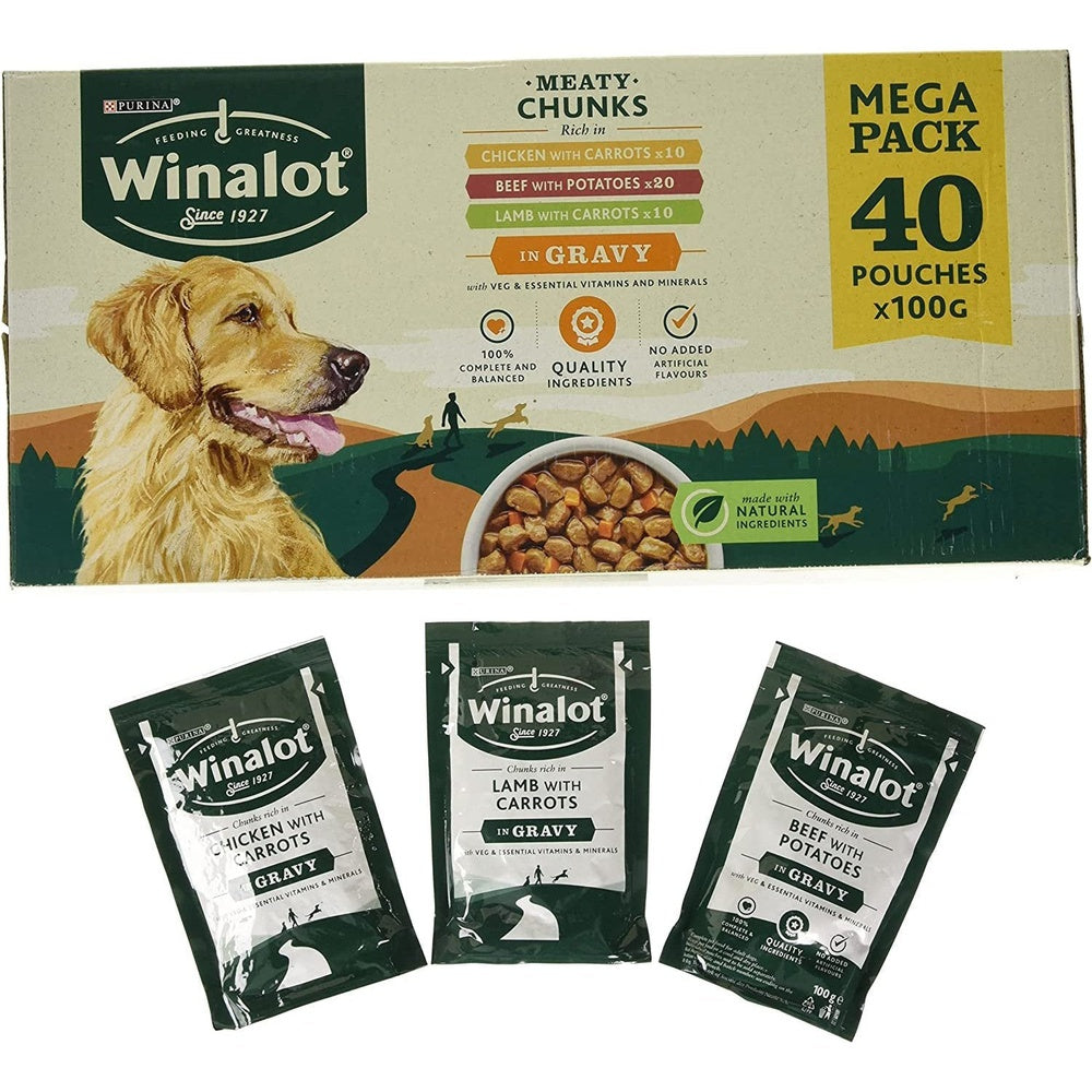 Dog Food Mixed in Gravy, 40 X 100G Clear Store