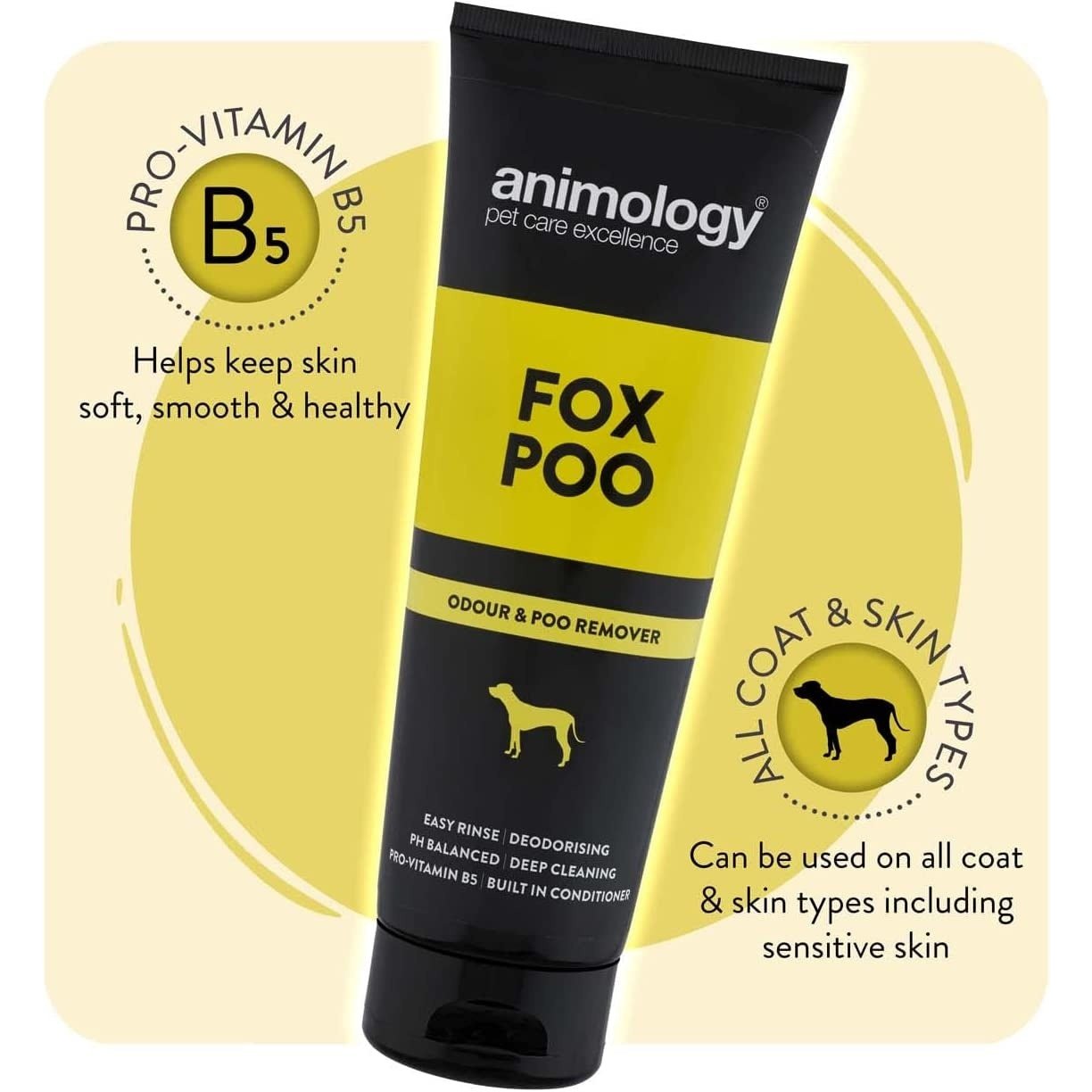 Animology Fox Poo Dog Shampoo 250Ml Clear Store