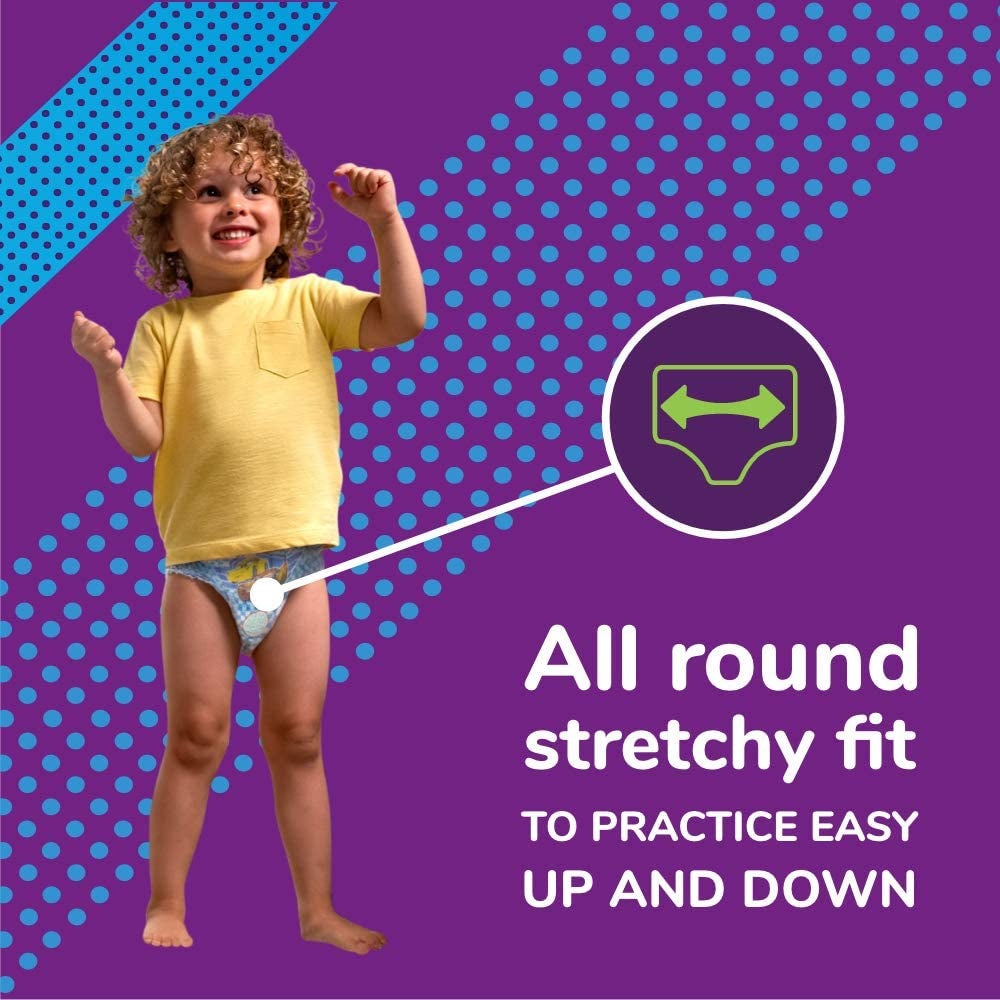 Huggies Pull-Ups, Trainers Night Nappy Pants for Girls - 2-4 Years, Pull-Ups Size 6-7 (38 Pants) - Extra Night Time Protection - Support for Consistent Potty Training Routines