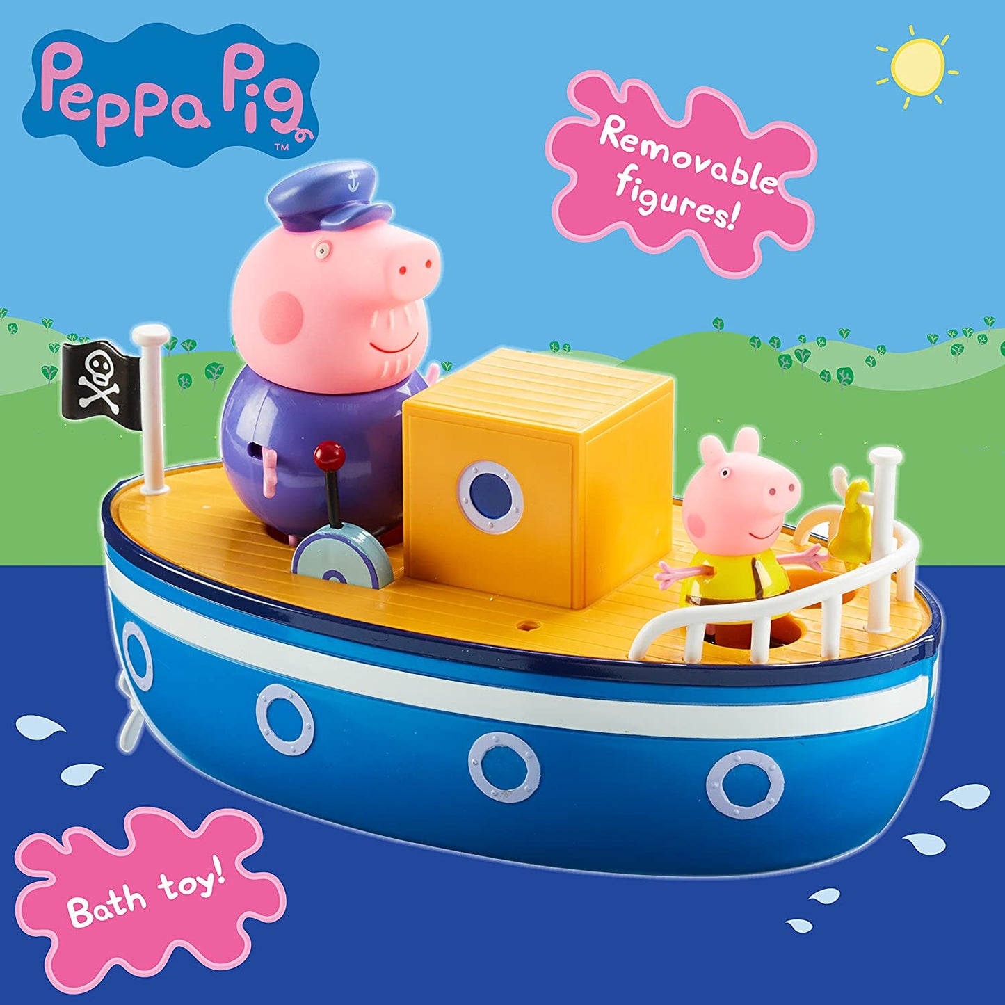 Peppa Pig 05060 Grandpa Pig'S Bath Time Boat