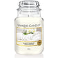 Scented Candle, Fluffy Towels Large Jar Candle, White Clear Store