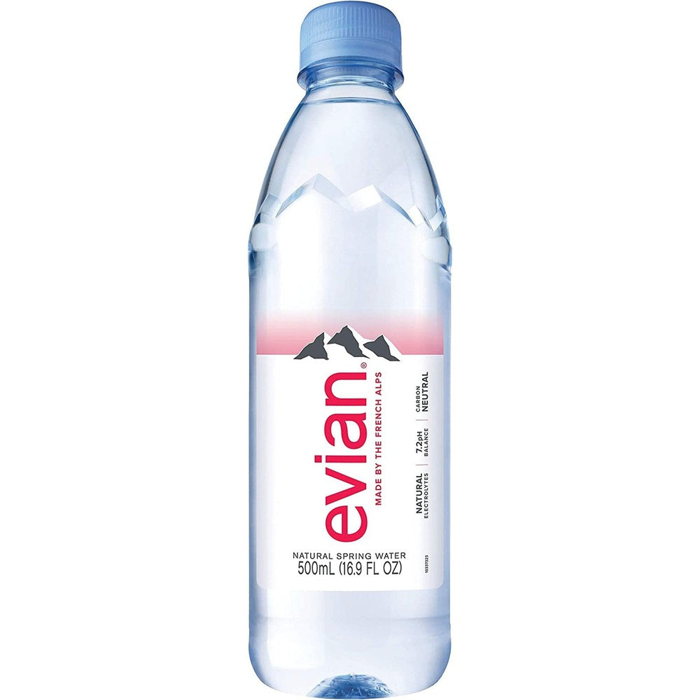 Evian Prestige Still Mineral Water, 24 X 0.5 Litre, Water Clear Store