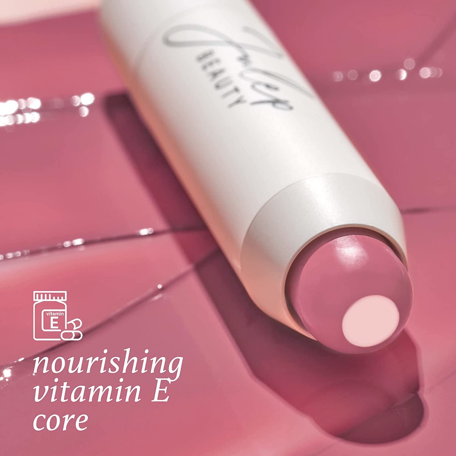 Tinted Lip Balm + Buildable Lip Color - Canyon Rose - Natural Gloss Finish - Hydrating Vitamin E Core - Vegan Clear Store