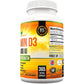 Vitamin D 4,000 IU, Maximum Strength Vitamin D3 Supplement Year Supply Clear Store