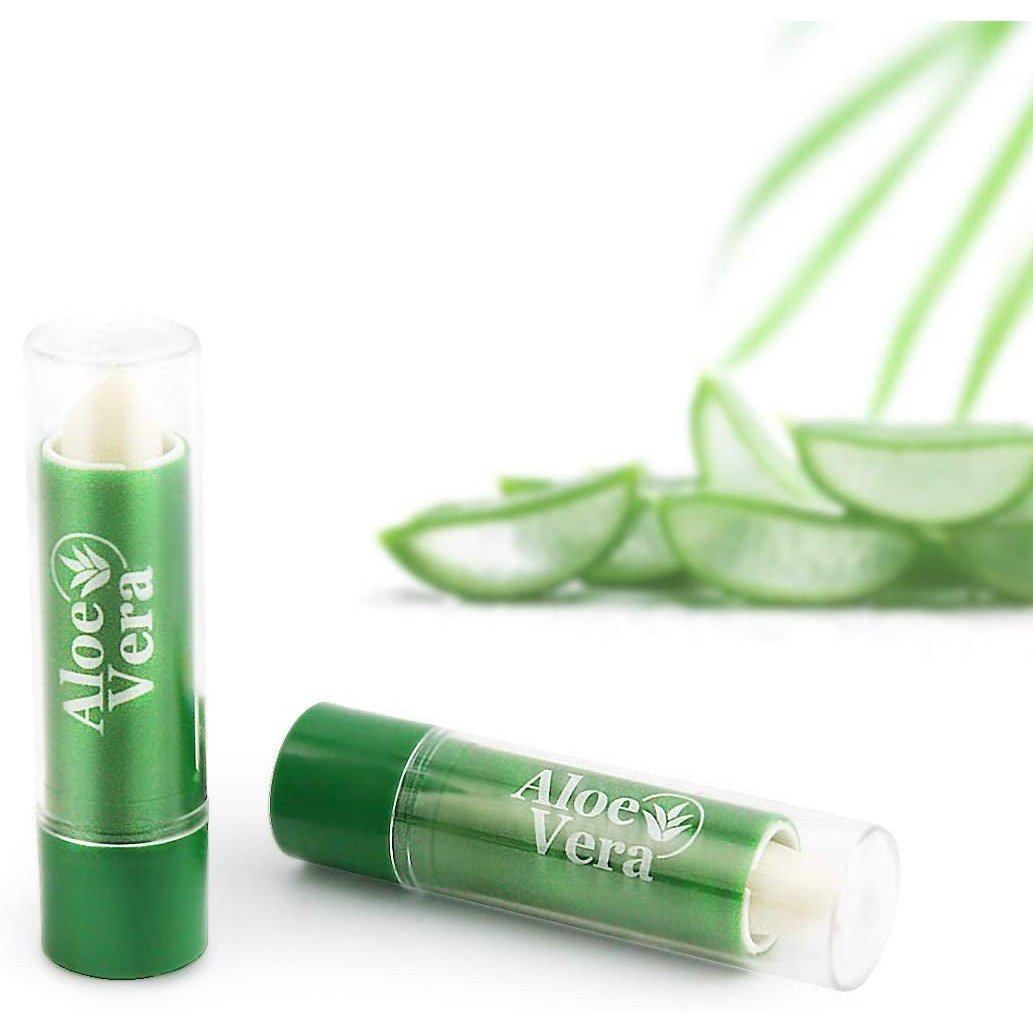 Lip Balms with Aloe Vera set of 72. Unisex Lip Care Clear Store