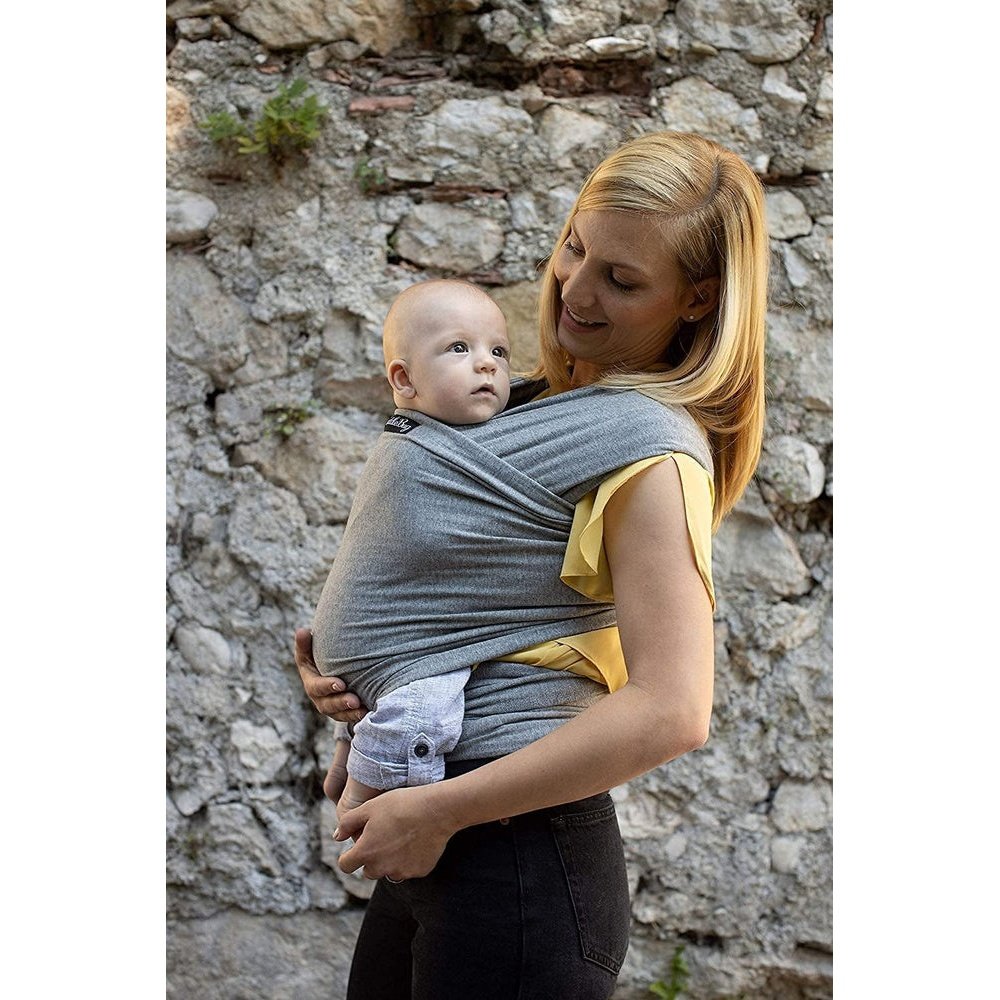 Baby Sling Carrier Wrap for Newborn to Toddler (Grey) Clear Store