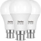 Energy Saver Bulb Light Bulb 60W, B22 LED Bulbs Warm White 2700K, 9W Energy Saver Bulb, 806 Lumen, Non-Dimmable, 3-Pack Clear Store